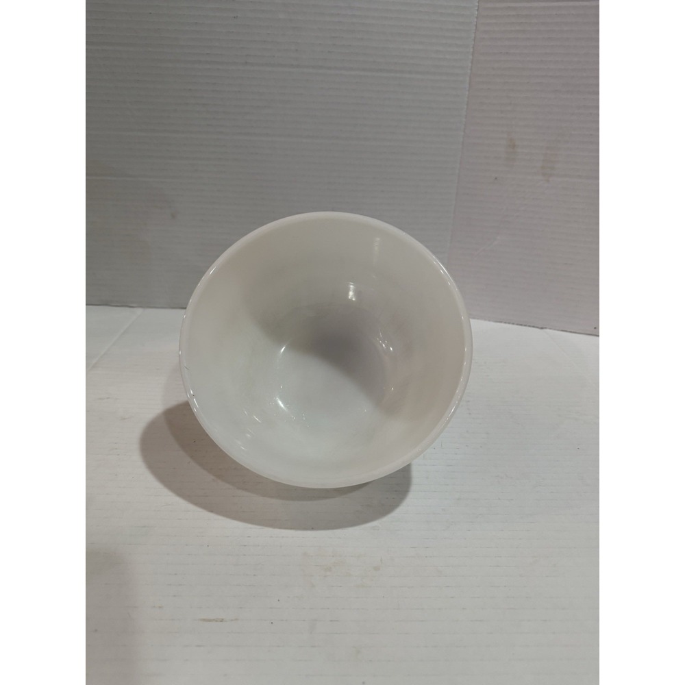 Vintage Fire-King Milk‎ Glass Mixing Bowl | USA Made | Classic Heavy Glass
